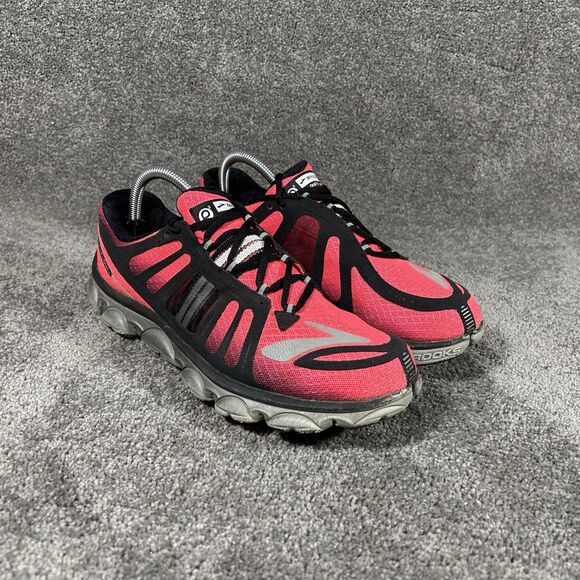 Brooks Pure Flow 2 1201311B613 Pink Black Athletic Running Shoes Women’s Sz 10 - Picture 3 of 14